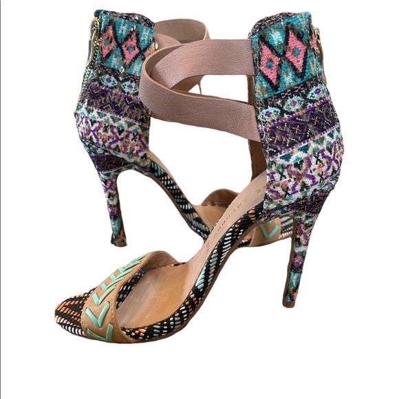 CHINESE LAUNDRY Open toe multicolor sandals Size 6.5 - Picture 4 of 8